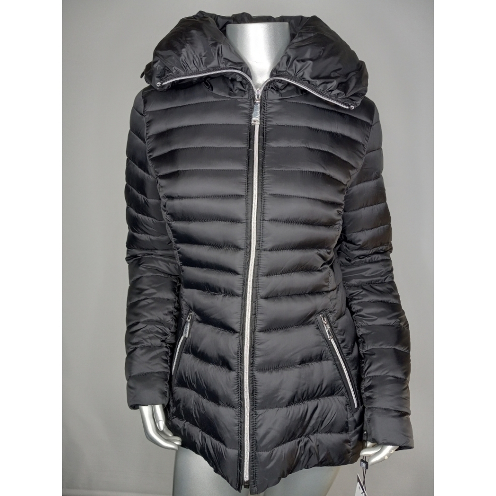 Lsundry Shelli Segal Black Puffer coat Packable small
